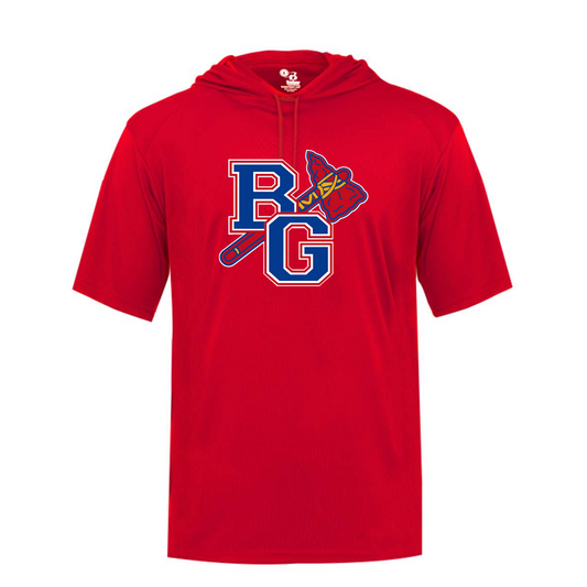 Short Sleeve Hooded Pullover