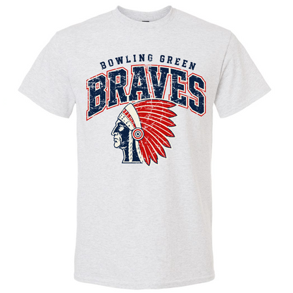 BG Braves Vintage Chief Unisex DryBlend Tee