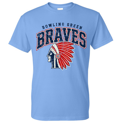 BG Braves Vintage Chief Unisex DryBlend Tee