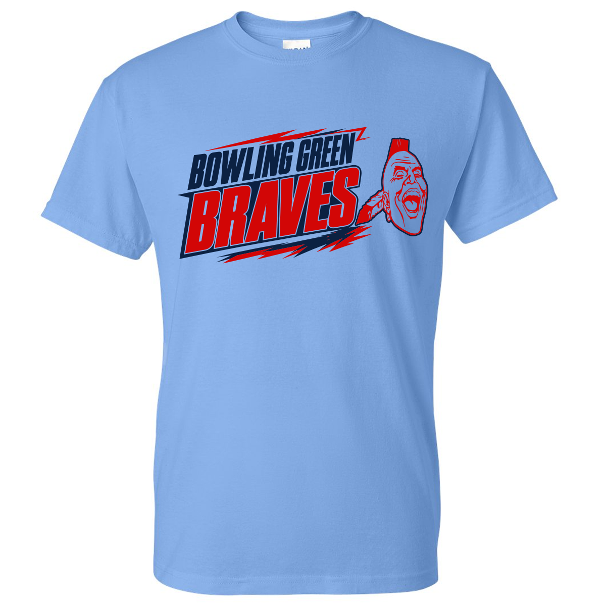 BG Braves Retro Unisex DryBlend Tee