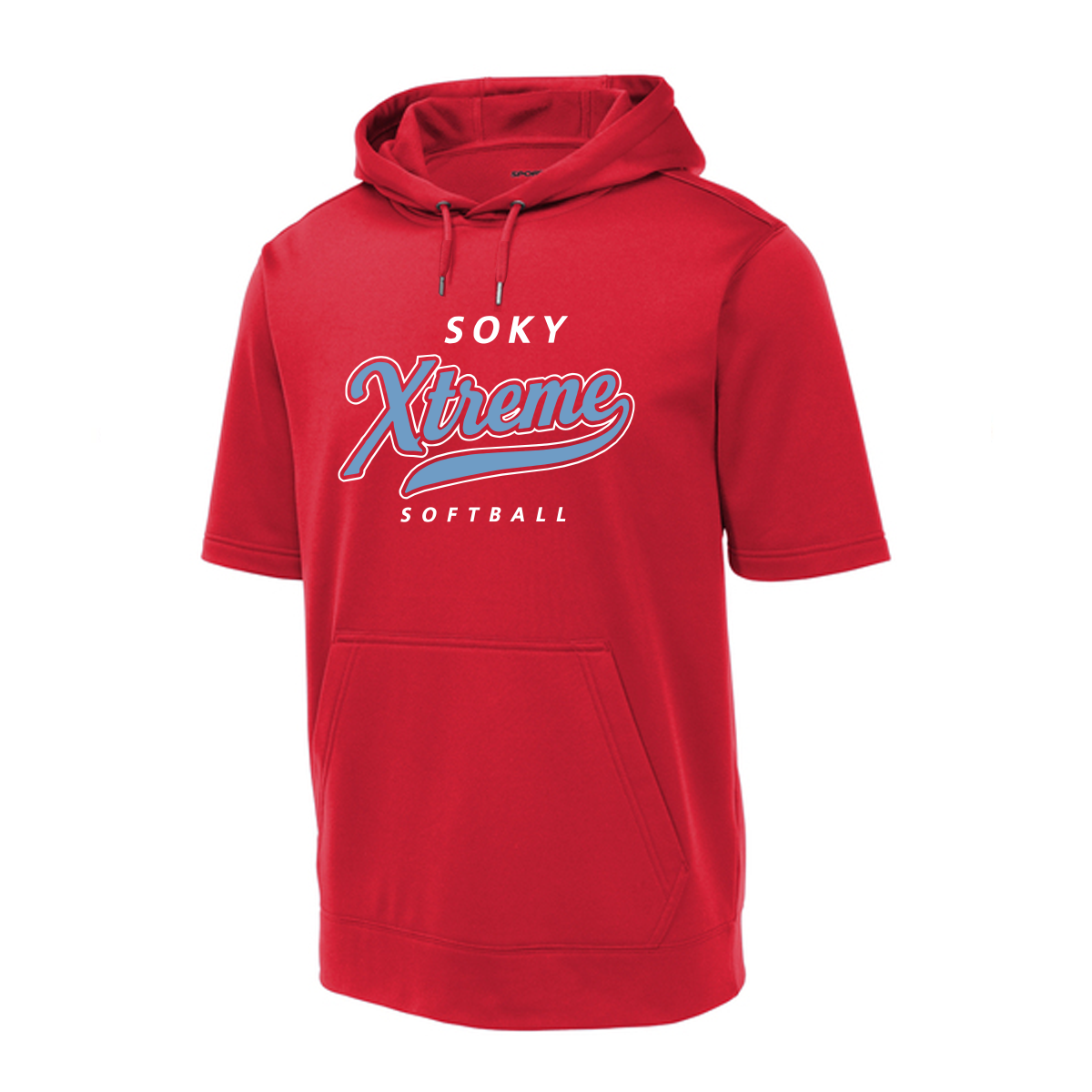 Short Sleeve Hooded Pullover