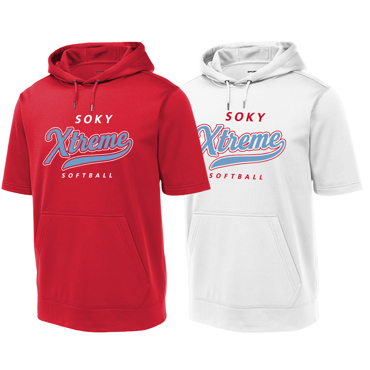 Short Sleeve Hooded Pullover